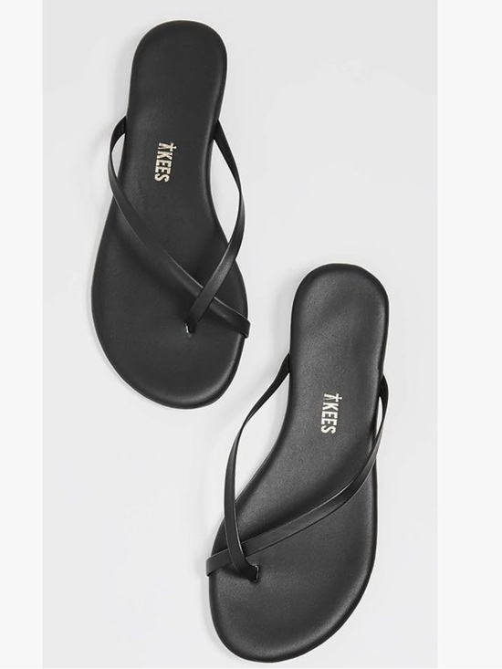 TKEES Shoes - TKEES Women's Riley Flip Flops in Black (Sable)